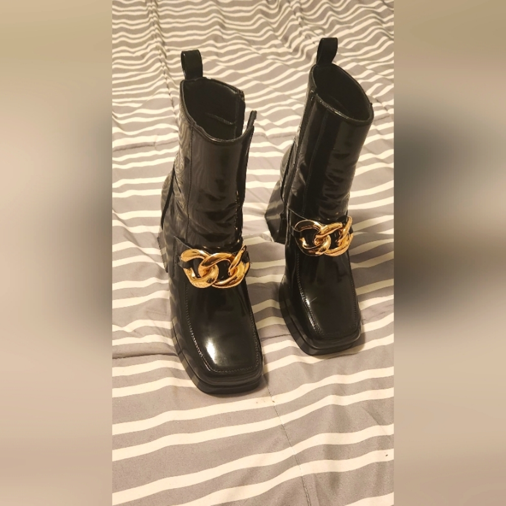Black Go Go boots